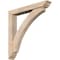 Ekena Millwork Thorton Traditional Smooth Bracket w/ Offset Brace, Douglas Fir, 5 1/2"W x 36"D x 36"H BKT0604X36X36THR01SDF - alternate 1